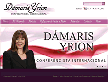 Tablet Screenshot of damarisyrion.org